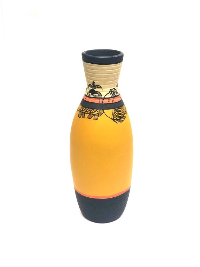 The Excellence Of Pottery In Various Designer Pots Vibrant Shades From Tamrapatra