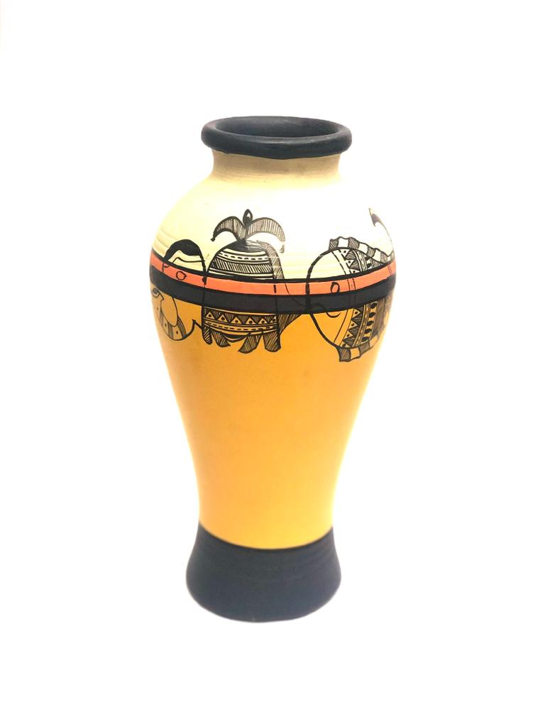 The Excellence Of Pottery In Various Designer Pots Vibrant Shades From Tamrapatra