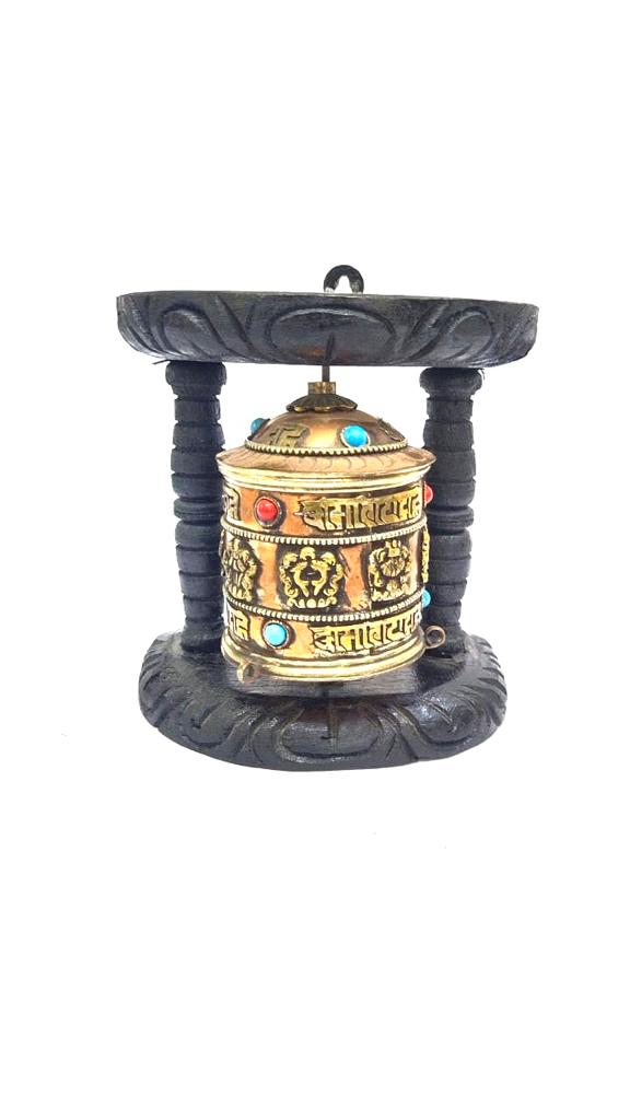 Prayer Wheels In Various Designs Spiritual Collection Brass Artware By Tamrapatra