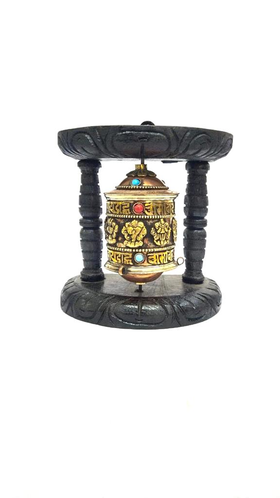 Prayer Wheels In Various Designs Spiritual Collection Brass Artware By Tamrapatra