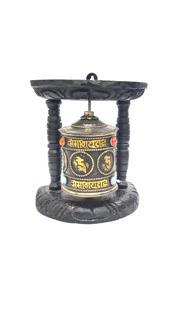 Prayer Wheels In Various Designs Spiritual Collection Brass Artware By Tamrapatra