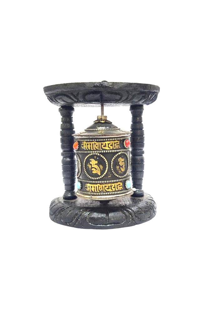 Prayer Wheels In Various Designs Spiritual Collection Brass Artware By Tamrapatra