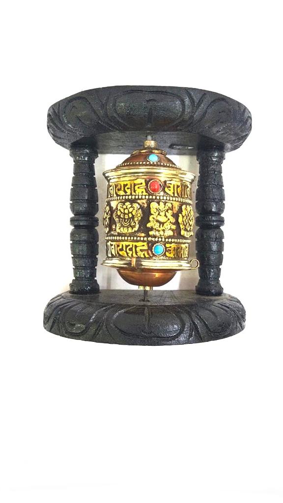 Prayer Wheels In Various Designs Spiritual Collection Brass Artware By Tamrapatra