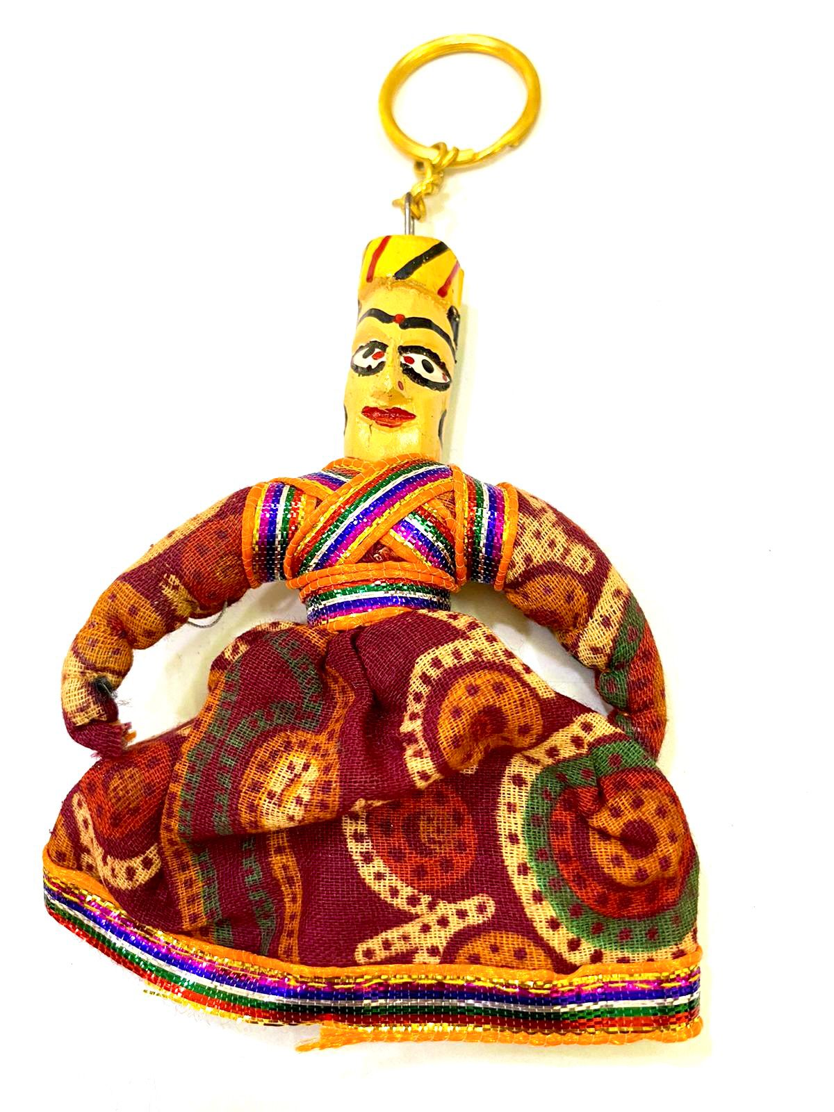 Puppet Keychain Female In Various Colors Souvenir Traditional From Tamrapatra