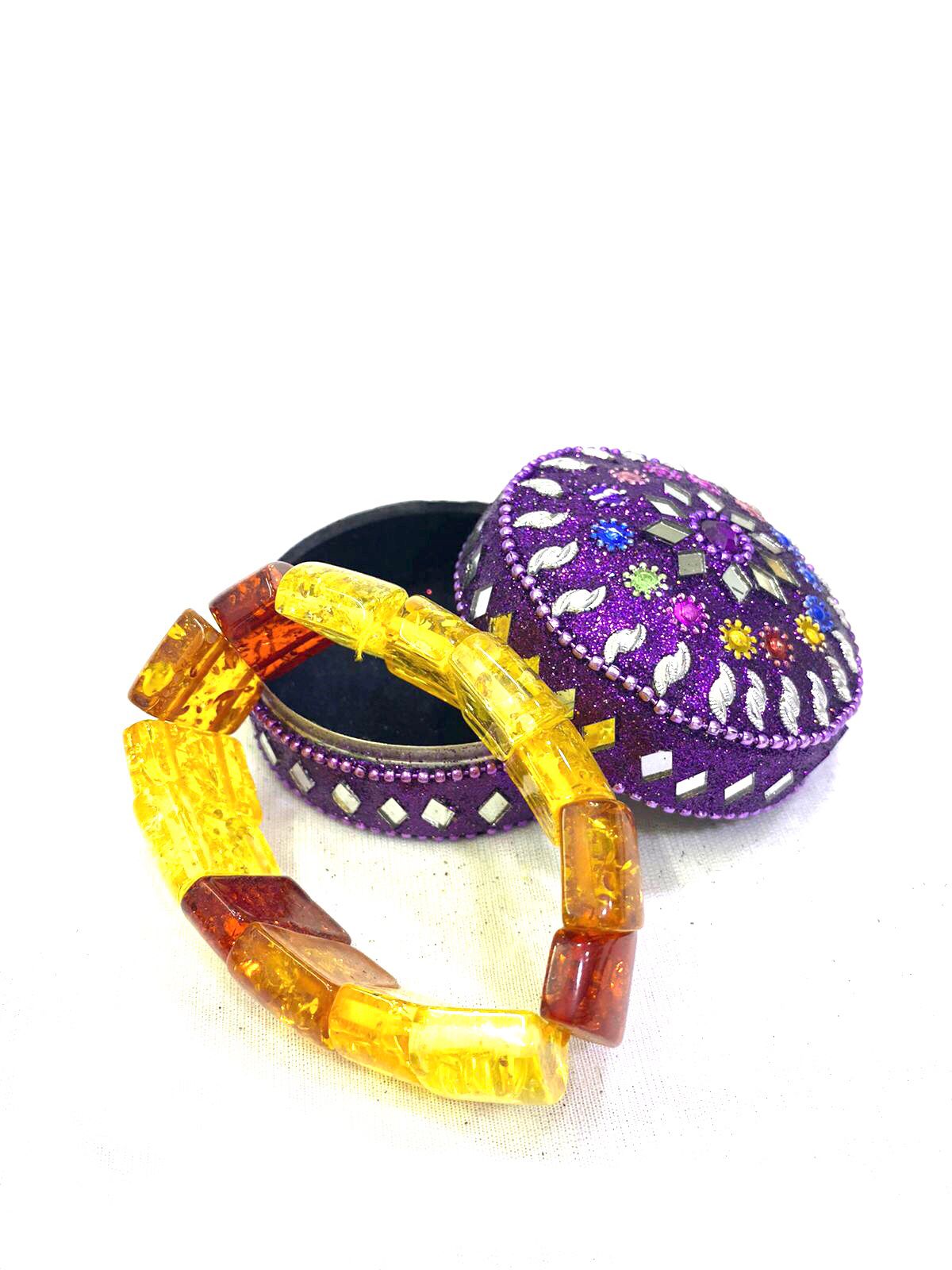 Jewelry Box In Beautiful Shiny Shades Storage Ideas Handcrafted From Tamrapatra