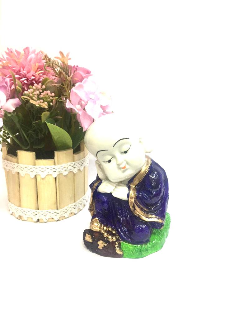 Spiritual Monks Prayers Tibetan Designs Vibrant Colors Artwork Tamrapatra