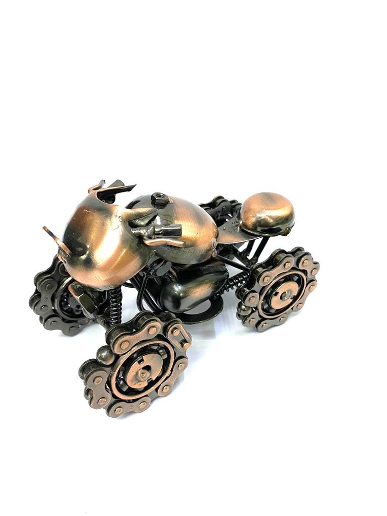 Quad Bike Made From Premium Metal Spare Parts Unique Collectible Tamrapatra