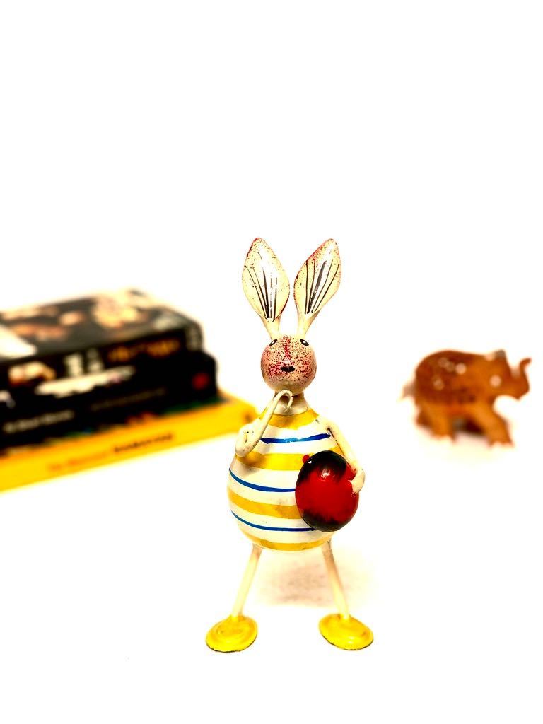 Rabbit Sparkling With Joy Exclusive Metal Artifact Tamrapatra - Tamrapatra