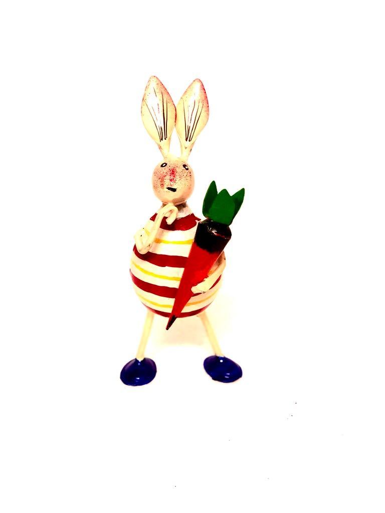 Rabbit Sparkling With Joy Exclusive Metal Artifact Tamrapatra - Tamrapatra
