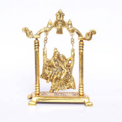 Radha Krishna Metal Swing Exclusive Gifts Religious Artworks By Tarmapatra