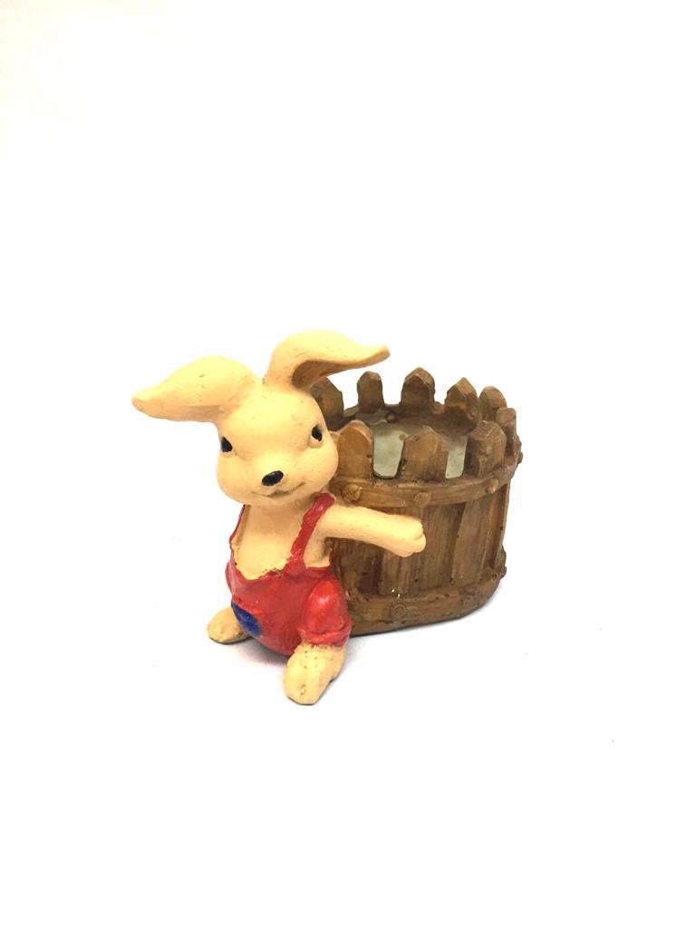 Adorable Rabbit Planters Exclusive Collectibles Garden Kids Room Tamrapatra