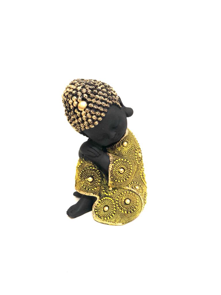 Resting Peaceful Monks In Attractive Designs & Shades Home Décor Tamrapatra