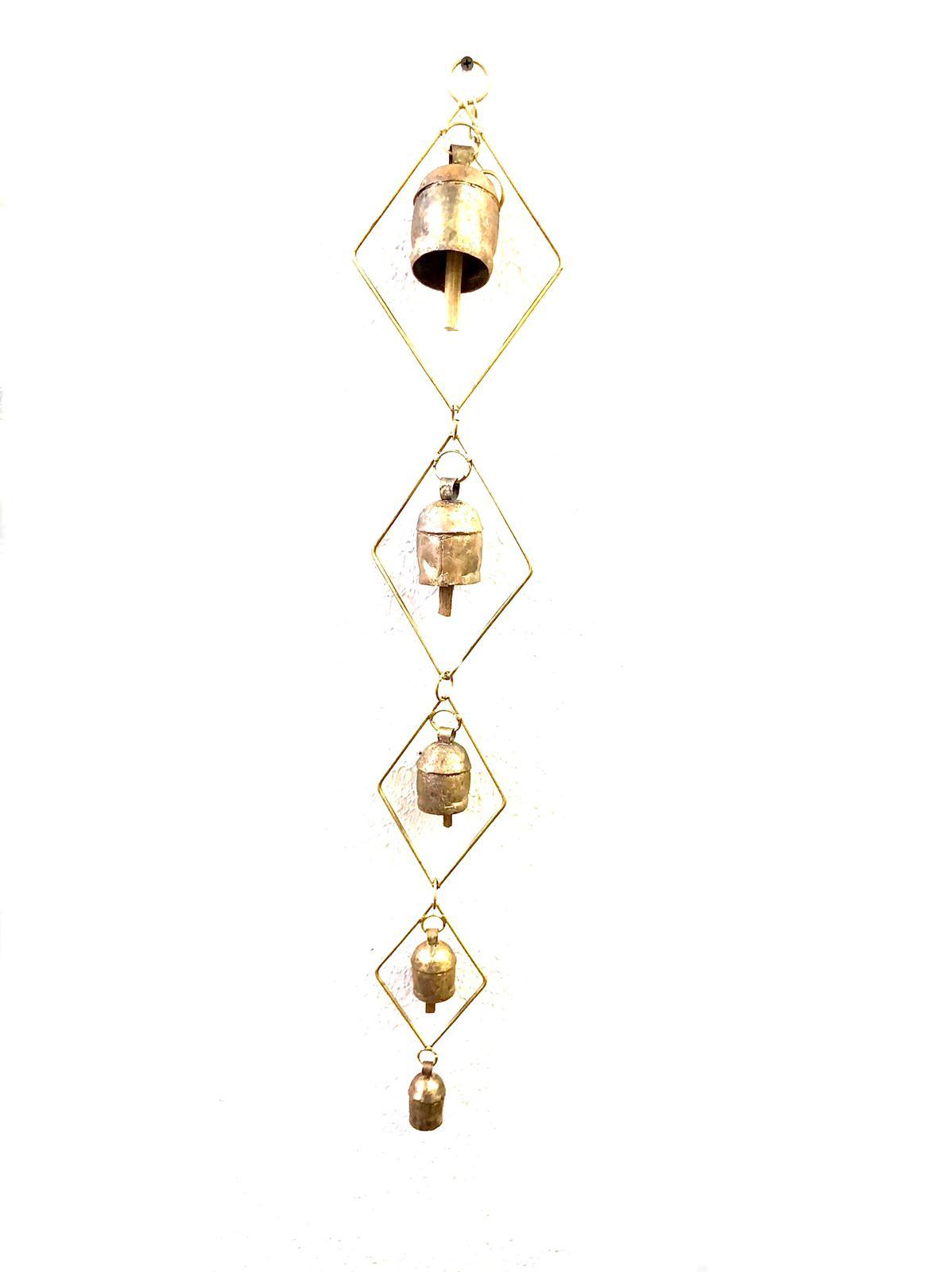 Ringing Wind Chimes In Classy Designs Extraordinary Metal Art By Tamrapatra