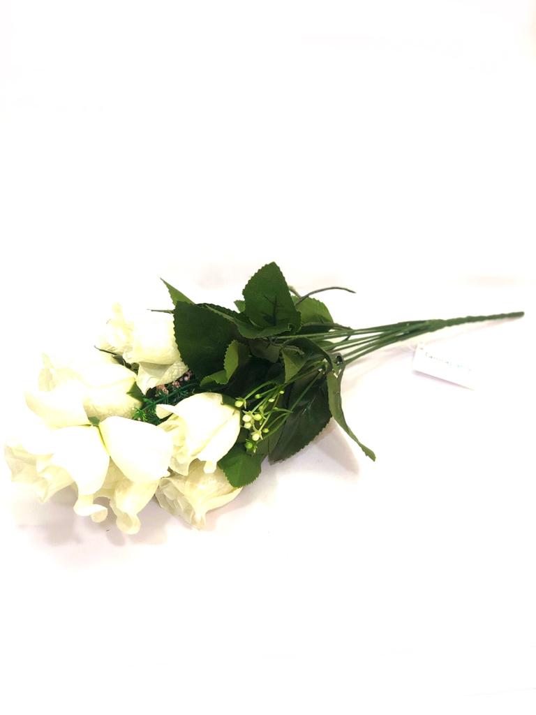 Big Garden Rose Flower Bunch Sticks Décor Garden Artificial Plants By Tamrapatra