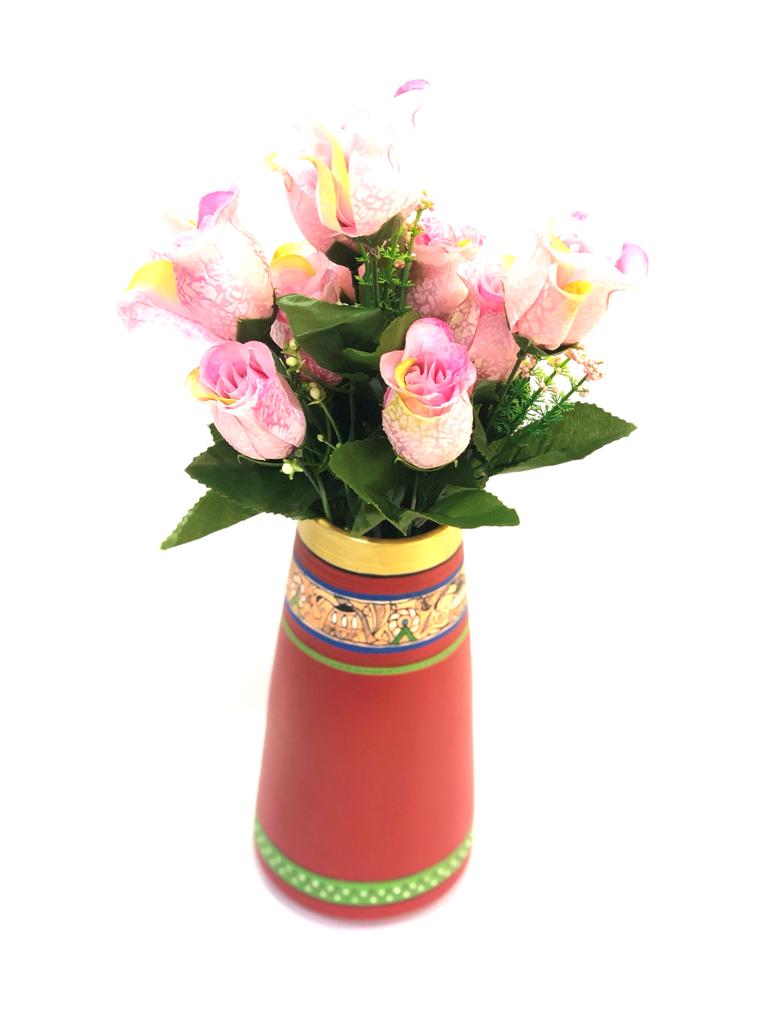 Big Garden Rose Flower Bunch Sticks Décor Garden Artificial Plants By Tamrapatra