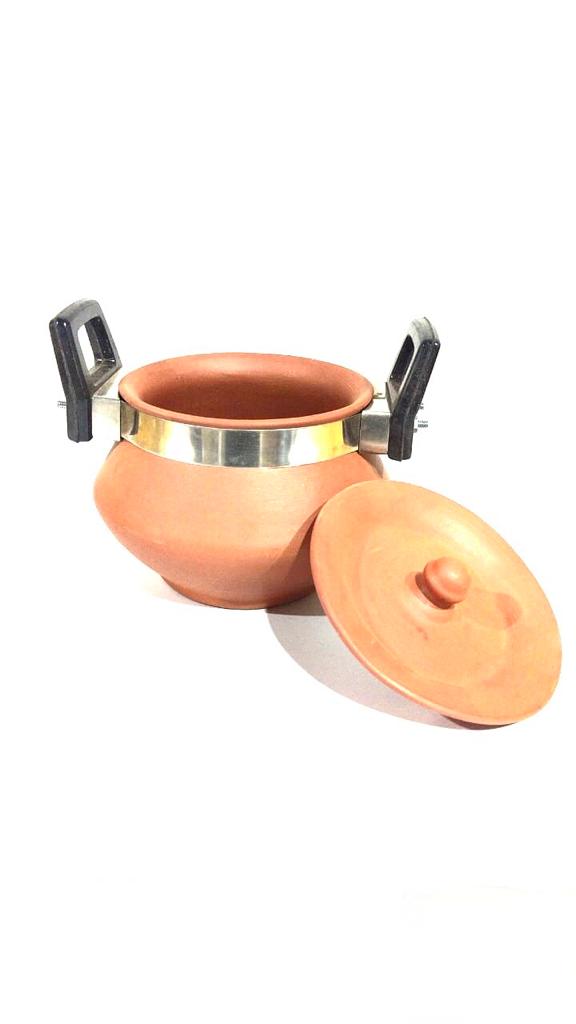 Earthenware Clay Handi With Handles For Cooking Purpose Tamrapatra - Tamrapatra