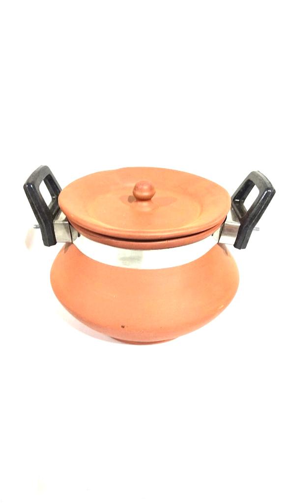 Earthenware Clay Handi With Handles For Cooking Purpose Tamrapatra - Tamrapatra