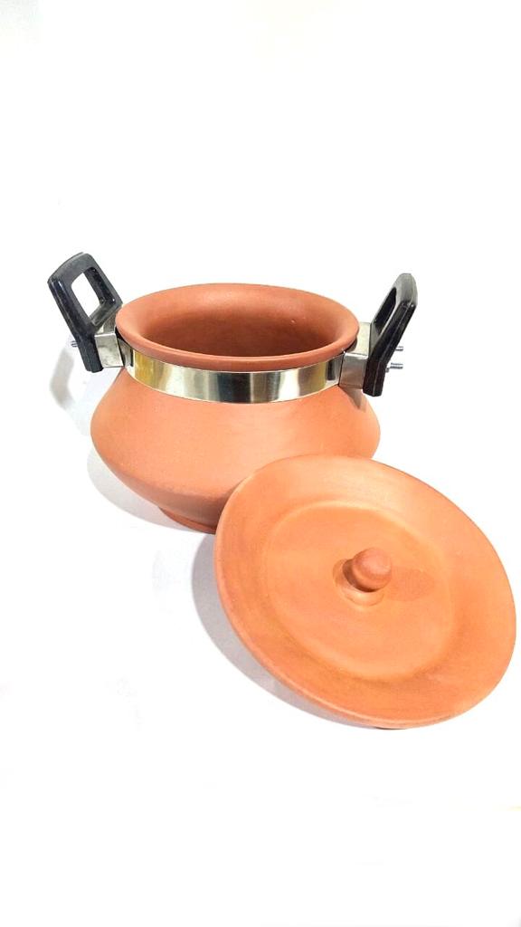 Earthenware Clay Handi With Handles For Cooking Purpose Tamrapatra - Tamrapatra