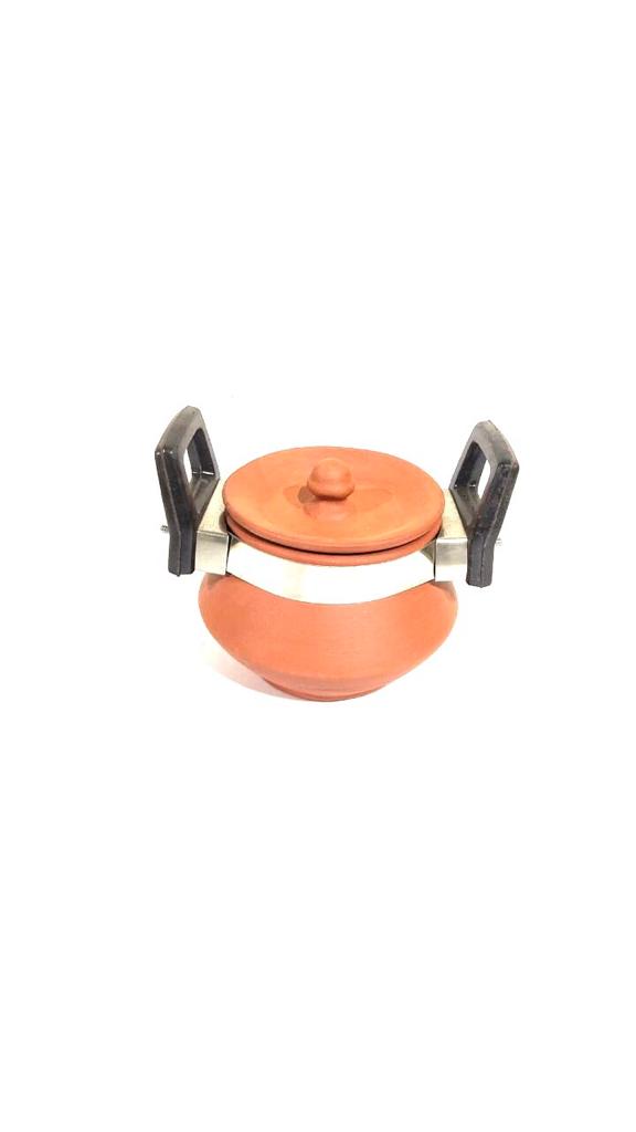 Earthenware Clay Handi With Handles For Cooking Purpose Tamrapatra - Tamrapatra