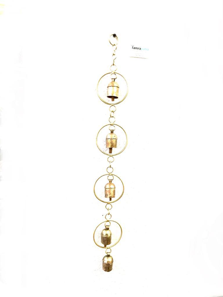 Designer Wind Chime Metal Hanging Various Shapes Handcrafted Tamrapatra