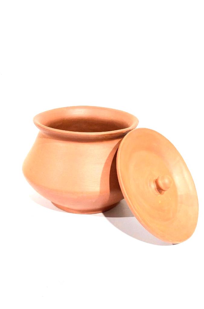 Round Handi Terracotta Pots Cooking In Traditional Way Healthy Life Tamrapatra