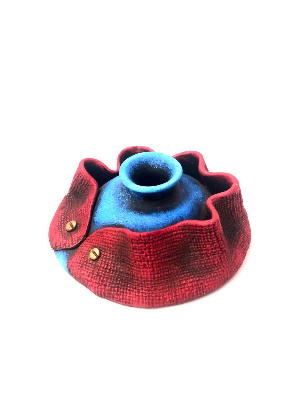 Sculpture Pots Various Patterns & Colors Artist's Imagination Only At Tamrapatra