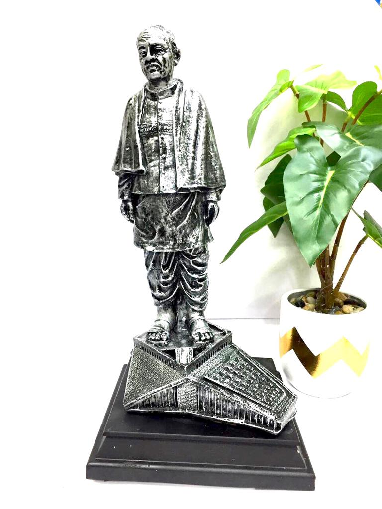 Gray Shade Sardar Vallabhbhai Patel Stature Resin Must Buy Art By Tamrapatra