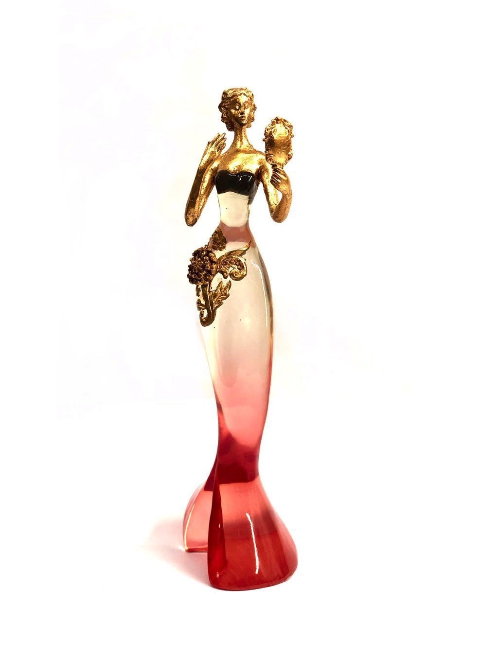 Amazing Masterpiece Of Woman In Various Style Resin Made By Tamrapatra