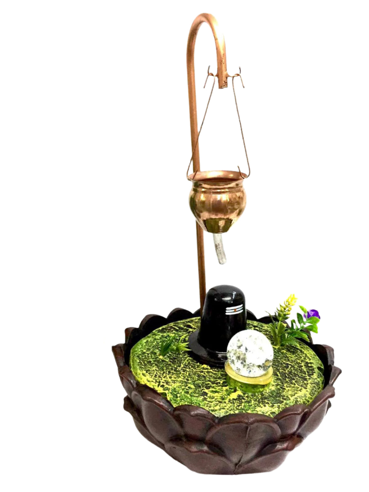 Water Fountain Shivling Style Spiritual Creative Artwork Gifts By Tamrapatra