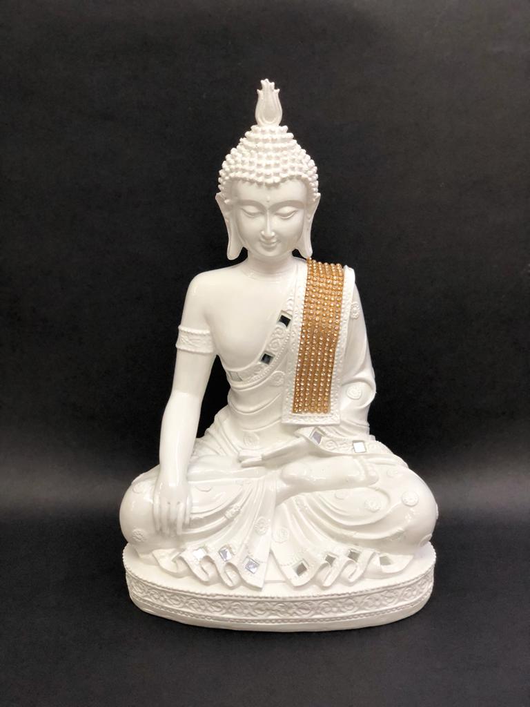 Sitting Buddha Figure Spiritual Décor Interior Collections Showpiece By Tamrapatra
