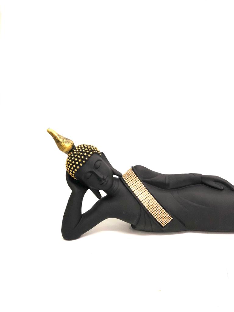 Sleeping Buddha For Lounge Table Top Showpiece Spiritual Collection Tamrapatra