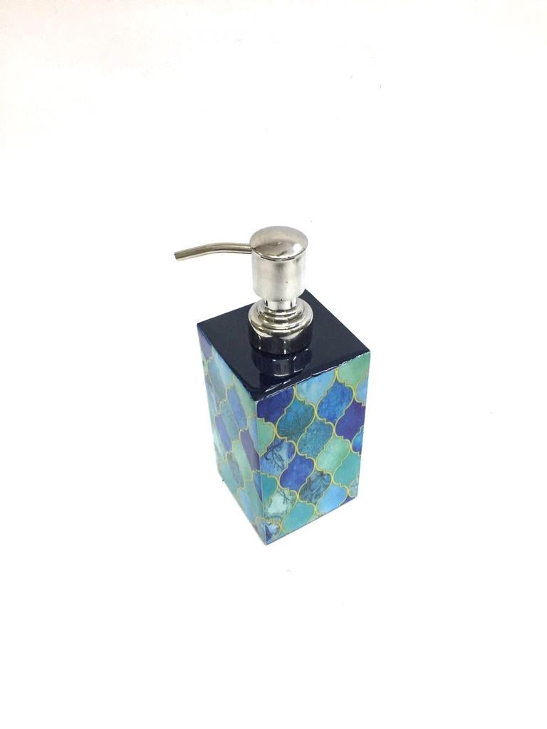 Laminated Wooden Soap Dispensers In Various Designer Artwork Tamrapatra