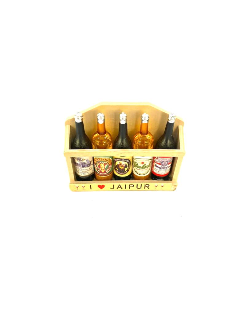 Luxurious Wine Bottle In Case Fridge Magnets Souvenir Gifting's From Tamrapatra