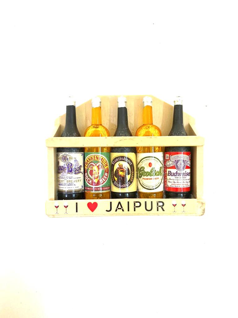Luxurious Wine Bottle In Case Fridge Magnets Souvenir Gifting's From Tamrapatra