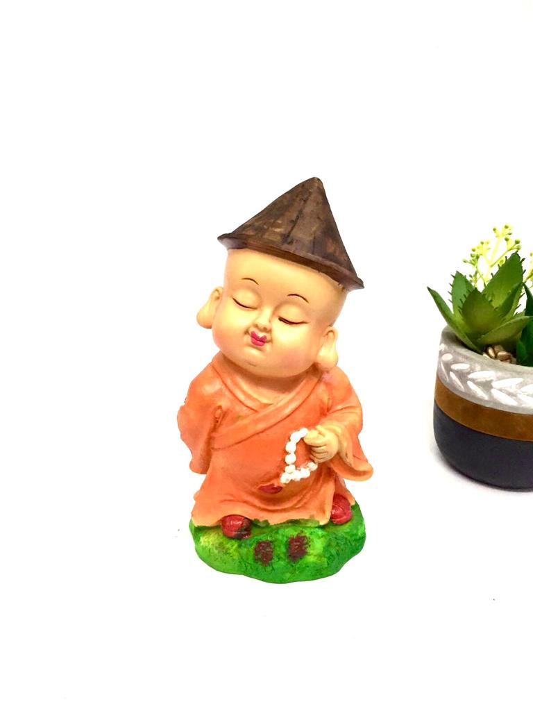 Designer Spiritual Monks Orange Designed To Suit Every Corner From Tamrapatra