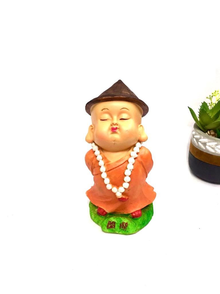 Designer Spiritual Monks Orange Designed To Suit Every Corner From Tamrapatra