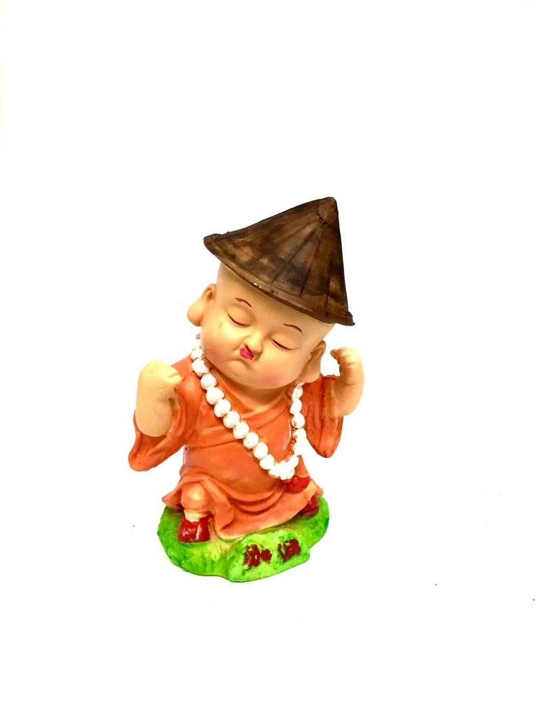 Designer Spiritual Monks Orange Designed To Suit Every Corner From Tamrapatra