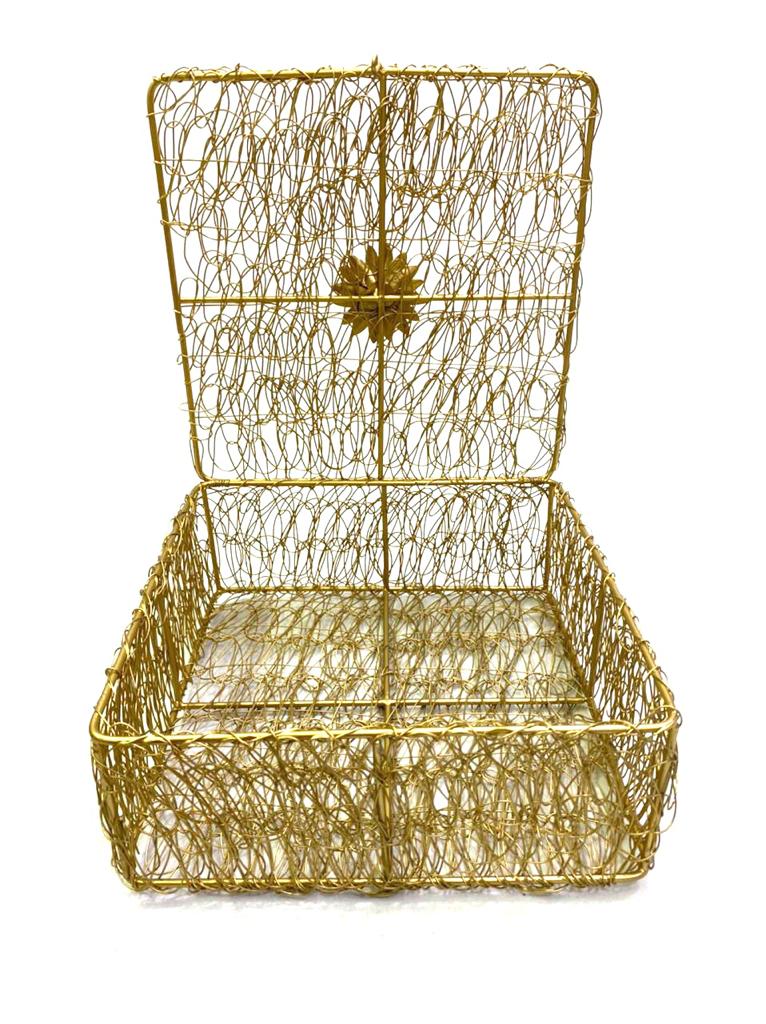 Jali Style Shapes Containers Multipurpose Storage Gifting's Hampers Tamrapatra