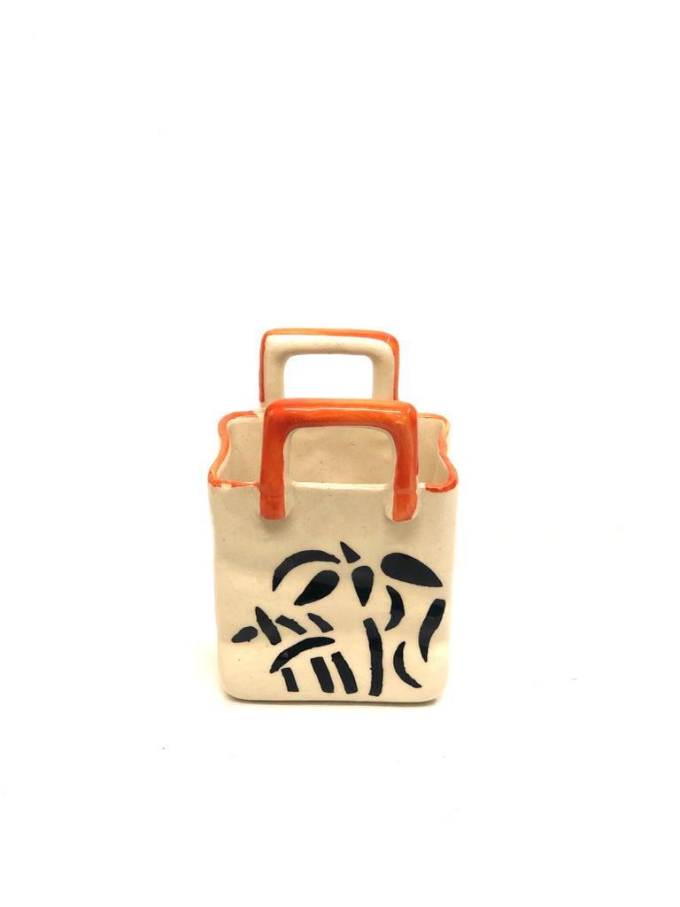 Square Shopping Bag Attractive Creations From Ceramic Art & Craft Tamrapatra