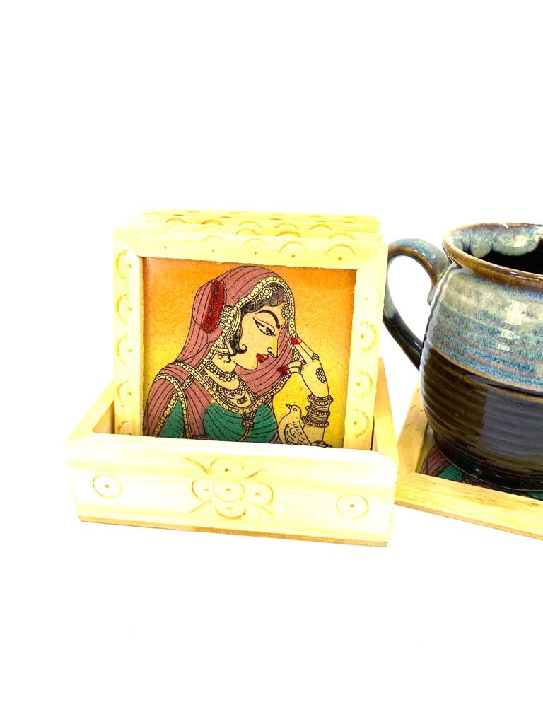 Get This Exclusive Designer Tea Coaster To Keep Your Surface Clean By Tamrapatra