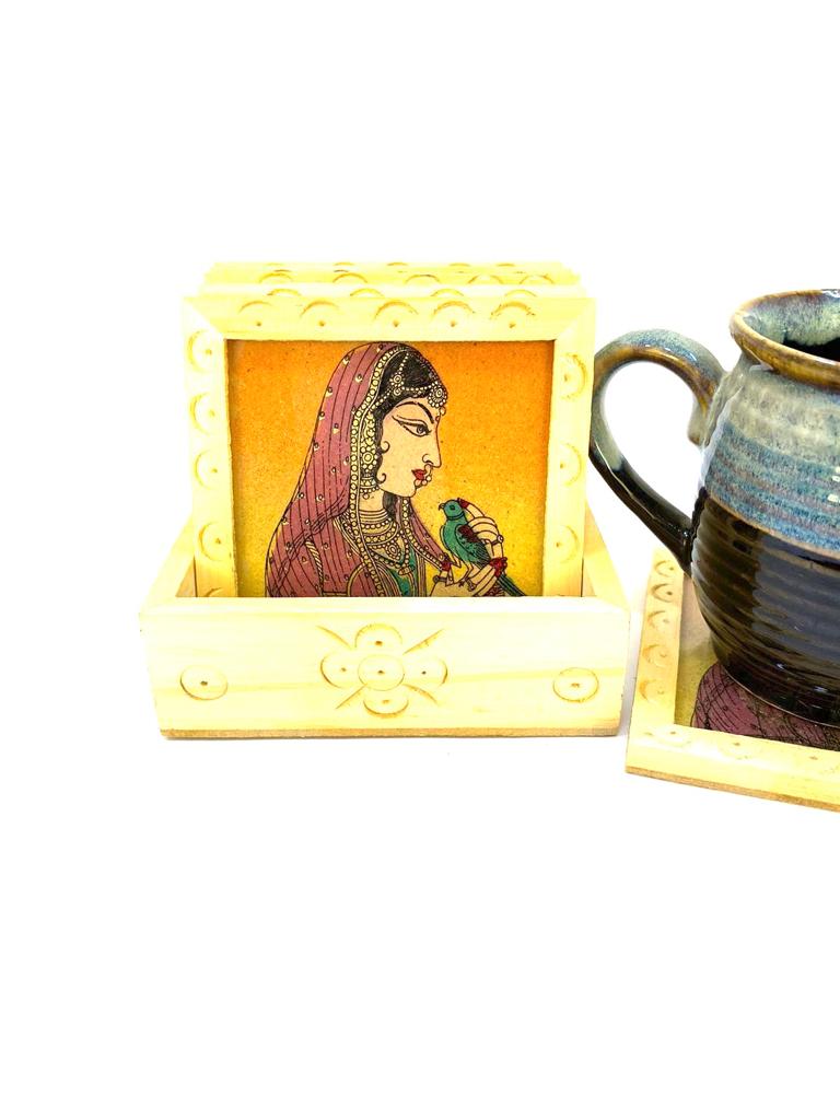 Get This Exclusive Designer Tea Coaster To Keep Your Surface Clean By Tamrapatra