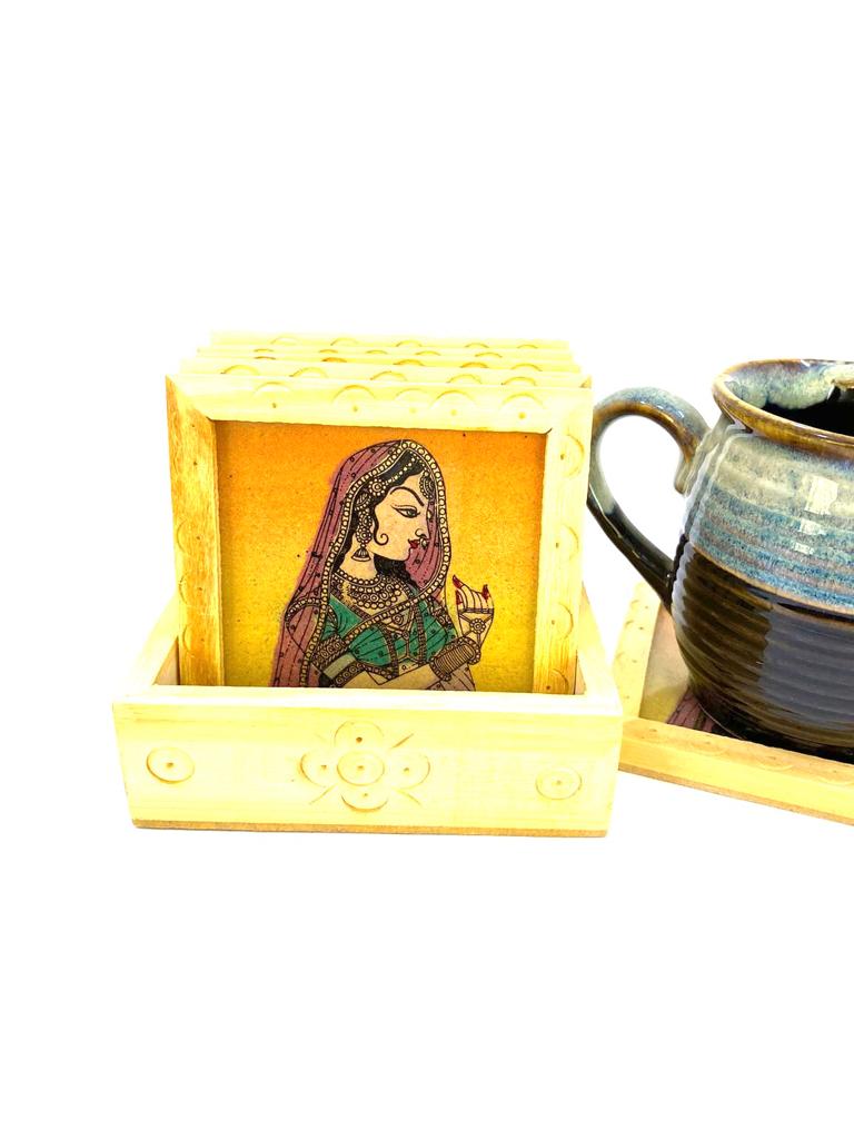 Get This Exclusive Designer Tea Coaster To Keep Your Surface Clean By Tamrapatra
