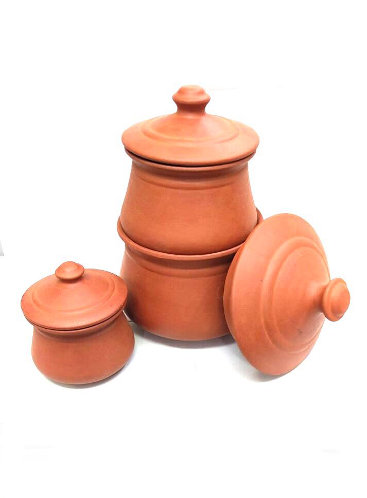 Super Degchi Terracotta Clay Pots Sizes Cooking In Traditional Way Tamrapatra