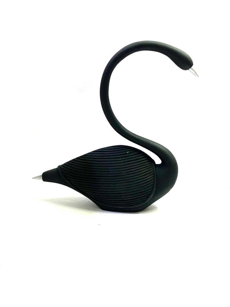 Swan Pair Set Of 2 Modern Pair Graceful Pair Of Birds Resin Art From Tamrapatra