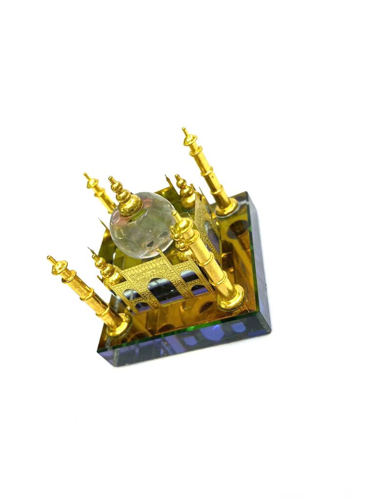 Taj Mahal Glass Unique Artefacts Indian Heritage Souvenir Gifts By Tamrapatra