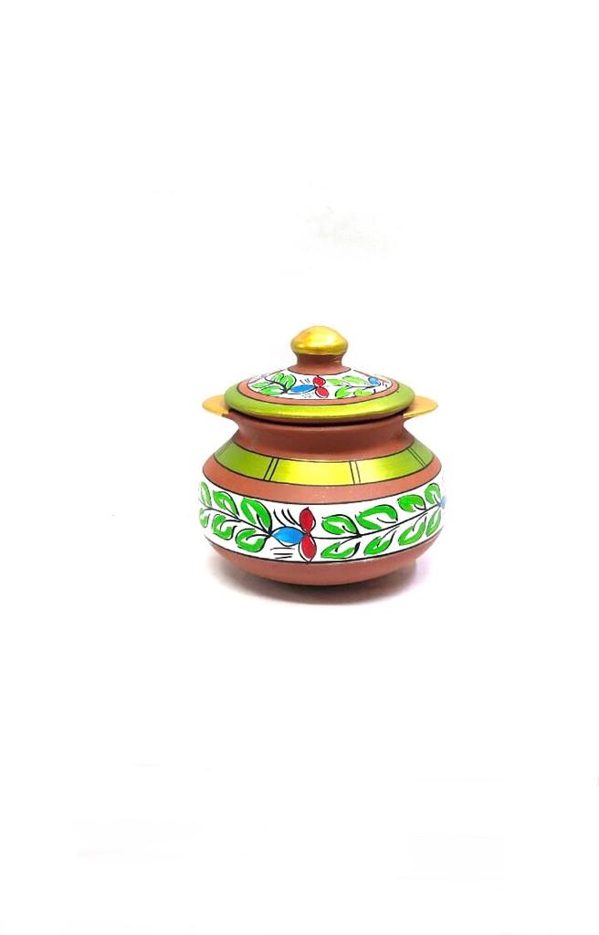Earthenware Cooking Utensils Tameda Hand Painted New Arrivals From Tamrapatra