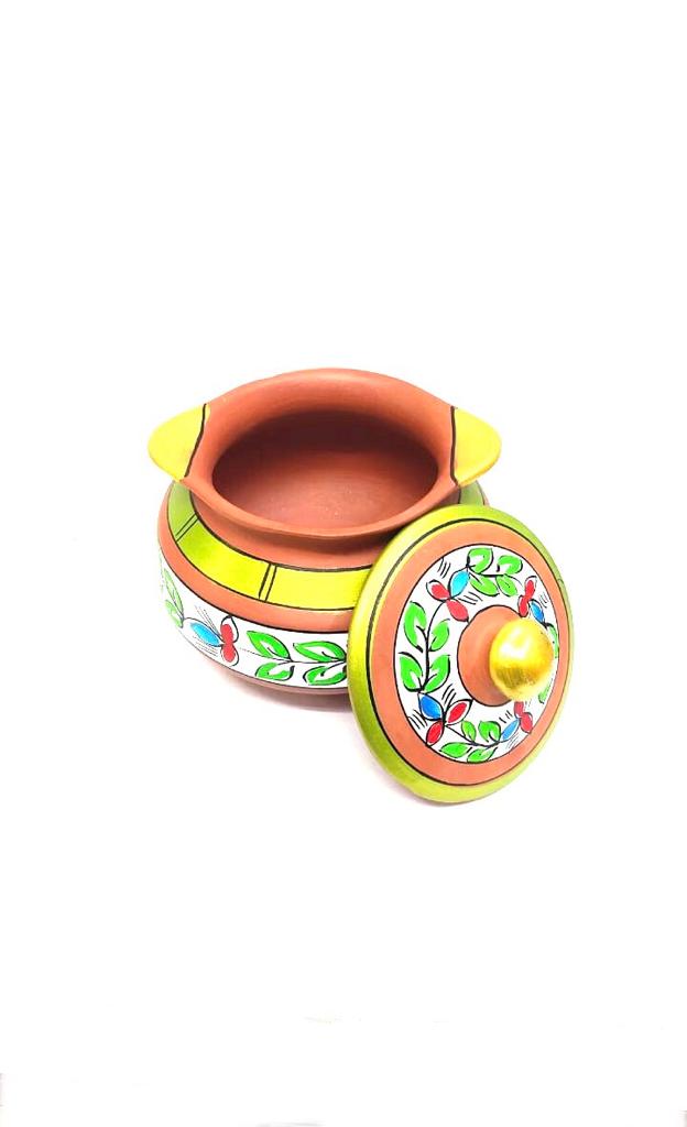 Earthenware Cooking Utensils Tameda Hand Painted New Arrivals From Tamrapatra