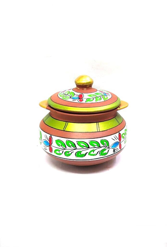 Earthenware Cooking Utensils Tameda Hand Painted New Arrivals From Tamrapatra