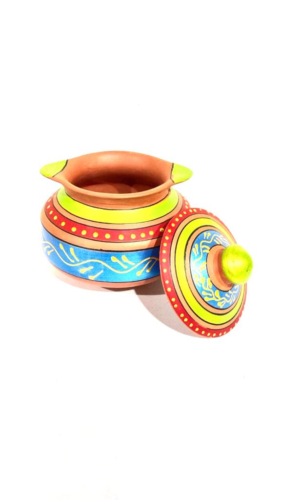 Earthenware Cooking Utensils Tameda Hand Painted New Arrivals From Tamrapatra