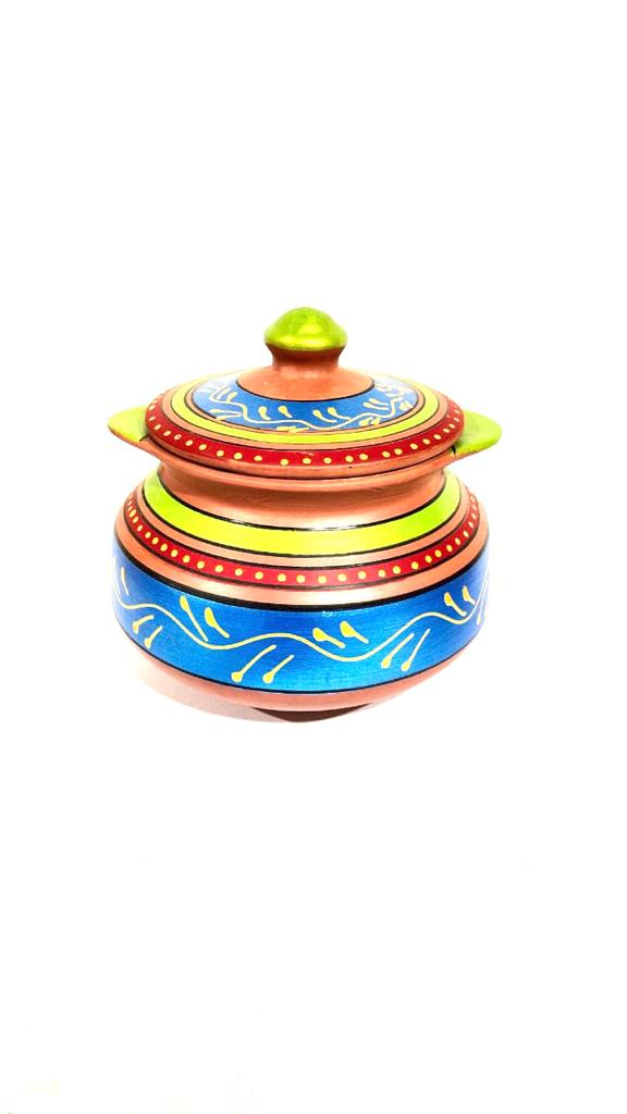 Earthenware Cooking Utensils Tameda Hand Painted New Arrivals From Tamrapatra